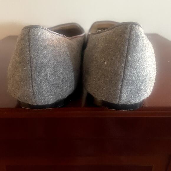 Talbots Womens Gray Scottie Dog Wool Loafers Sz 7 - Picture 4 of 8